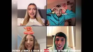 Patrick şi Bianca îl susțin pe Valentin în sezonul 5 Casa Iubirii❗️⚠️ Live cu Dorobanțu şi Naomi