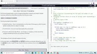 Tutorial 1 - Learn about functional programming - freecodecamp