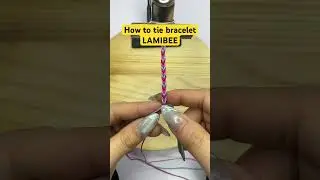 How to tie thread bracelet #bracelet #braceletmaking #diyideas #frendship
