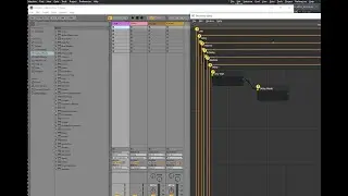 Ableton Live Node Editor using Showtime - WIP #1