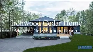 Stunning Cedar Home Tour - The Ironwood | Post & Beam Home with 3 Bedrooms & Open Floor Plan