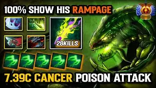 7.39C CANCER POISON ATTACK MID Viper | Бабочка + Сатанинская сборка | 100% показать его RAMPAGE D...