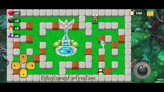 Bomber Battle : Bomb Man Arena - Level 4 gameplay arcade running obstacle precision fun cute game