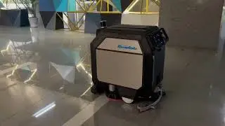 Superior cleaning performance of robotic scrubber L50
