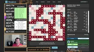 SEASON 2, MATCHDAY 4: SERIES OF 100 GAMES v BESTBOT | NEW CCC MERCH! | !cccstore !ccc2025 !woogles