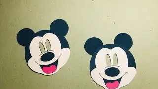 DIY Mickey Mouse Mask | Birthday Party Mask Making Ideas I Foam Sheet Craft at Home
