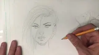 471019 11   Pencils Hair with Mike   How To RENDER Comics   shading, inking, and coloring