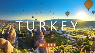 Turkey 4K | Mediterranean Coast | Ambient Drone Film Music For Stress Relief, Meditation & Yoga
