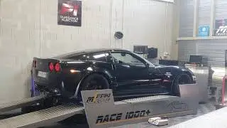 reprogrammation corvette c6 z06 + passage banc
