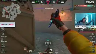 Tarik reacts to Crowd booing NRG Crashies after knifing LOUD Tuys - LOUD vs NRG VCT LOCK//IN