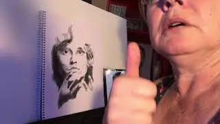 Drawing Jim Morrison (Unintentional ASMR)