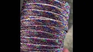 Just4FunTack Sparkling Rainbow Trim for Custom Horse Tack