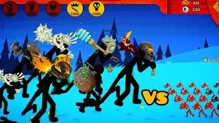 Giants all one by one attack ll Stick war legacy challenge ll Stick war saga DAMOGAMER
