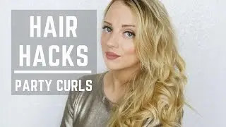 HAIR HACK Easy Party Hair Curls | Paula Holmes