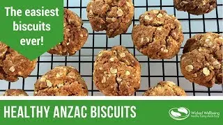 Healthy Anzac Biscuits