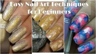 Easy Nail Art Techniques for Beginners | No Tools Nail Art