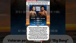 Zhilei Zhang Challenges Rising Star Moses Itauma for December Clash#mosesitauma #zhileizhang #boxing