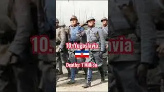 Top 20 Countries with The Highest Death Toll in WWII |Song: Heart of Courage