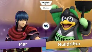 Blacklisted 9 Top 32 - Mar (Marth, Captain Falcon) vs Mulldrifter (Dedede)