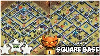 How to 3 Star | Th13 Square Cwl Base 3 Star #80 | Popular Attack Strategy | COC Sundar