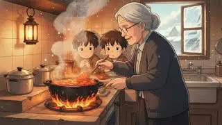A Peaceful Winter Week With My Grandparents ❄️ | Quiet Ghibli-Style Moments That Warm the Heart
