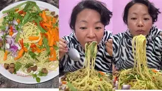 VEG THUKPA SINGLE MUKBANG🫰WEATHER DEMAND❤️CHESO MAUSUM❤️