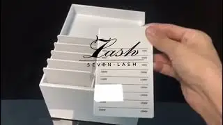 How to use the eyelash display box?| Lash Training | Eyelash Extension Tutorial | SEVENLASH.COM