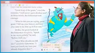 English I Class 6 I Chapter 13 The Fisherman and the Genie