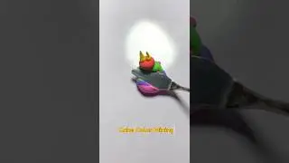 Cake 🎂 Color Mixing ! #satisfying #respect #asmr #art #short