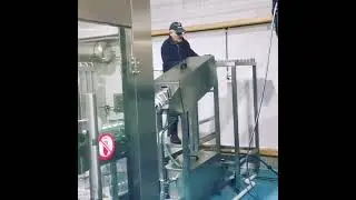Automatic canning line in Europe brewery
