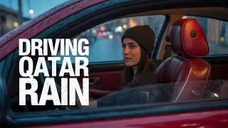 Driving in Qatar Rain