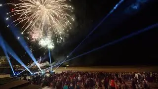 Feu d'artifice de Wimereux le 9 Août 2024 4K