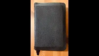 RL Allan Brevier Clarendon 7C Reference Bible in Black Goatskin Leather - King James Version