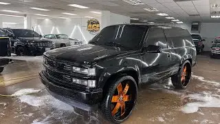 New toy 2 door tahoe on 28&rdquo; rucci wheels