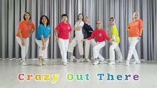 CRAZY OUT THERE.... by. Neville Fitzgerald & Julie Harris | Demo | Line Dance | ULD DKI 17
