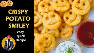Potato Smiley Recipe | Homemade Easy & Crispy | How to make Smiley | Potato Snacks | Singh Who Cook