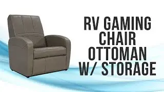 RV Gaming Chair and Ottoman with Storage - RecPro