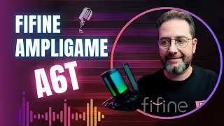 Fifine AmpliGame A6T: Unboxing e Testes! Microfone Gamer Completo com braço articulado!