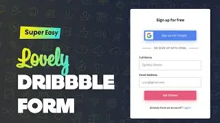Sign up Form Design Using HTML And CSS | #css #html
