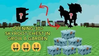 OPENING SKYROOT CHEST IN THE NEW BEANSTALK UPDATE | I THE RARE ITEMS IN GROW A GARDEN