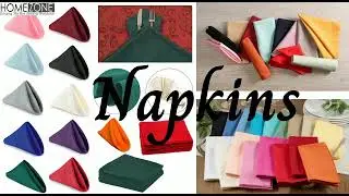 Colored Napkins /HOMEZONEINDIA /Bringing The Best Bedding Worldwide #linennapkins #napking #napkins