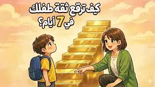 كيف ترفع ثقة طفلك في 7 أيام فقط؟ | خريطة عملية من خبير علم نفس