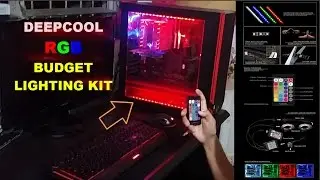 DeepCool RGB Color LED with Remote Controller  Lighting Kit LED Strip Multi Color