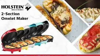 Holstein Housewares || Non-Stick Omelet & Frittata Maker,