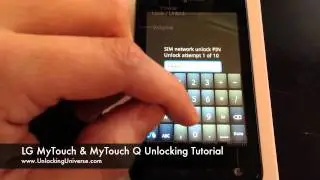 How to Unlock a LG MyTouch & LG MyTouch Q for all Gsm Carriers using an Unlock Code
