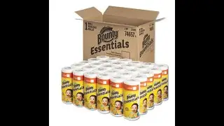 Bounty Essentials || Full Sheet Paper Towels || 24 Large Rolls || 30 Regular Rolls ||