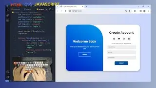 ASMR Programming - Login and Signup Form in HTML CSS & JavaScript