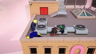 Gang Beasts Solo Roof 1:56