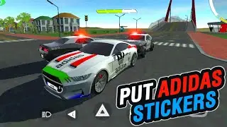 CHASED BY POLICE FOR ADIDAS STICKERS - Car Simulator 2 New Update