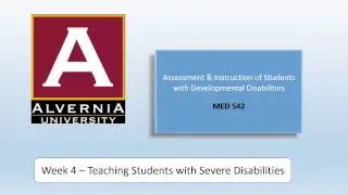 MED 542  Week 4 introduction